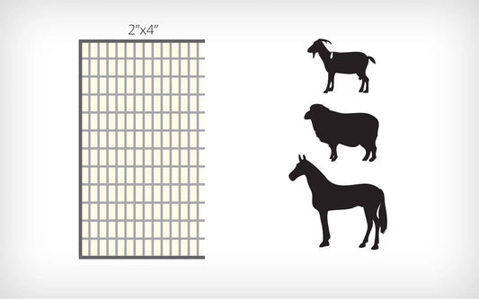 Welded Mesh Panels 2"x4" spacing