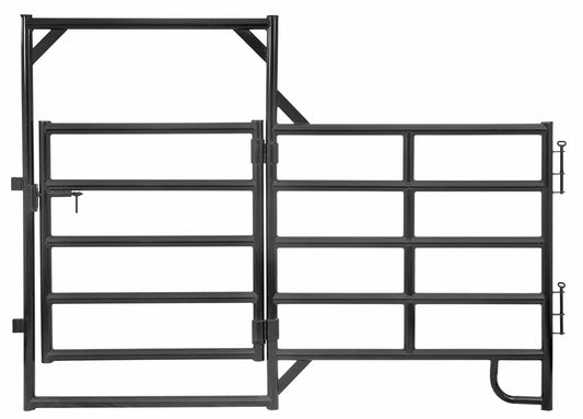 5' x 10' Heavy Duty Corral Panel w/Gate No.2026